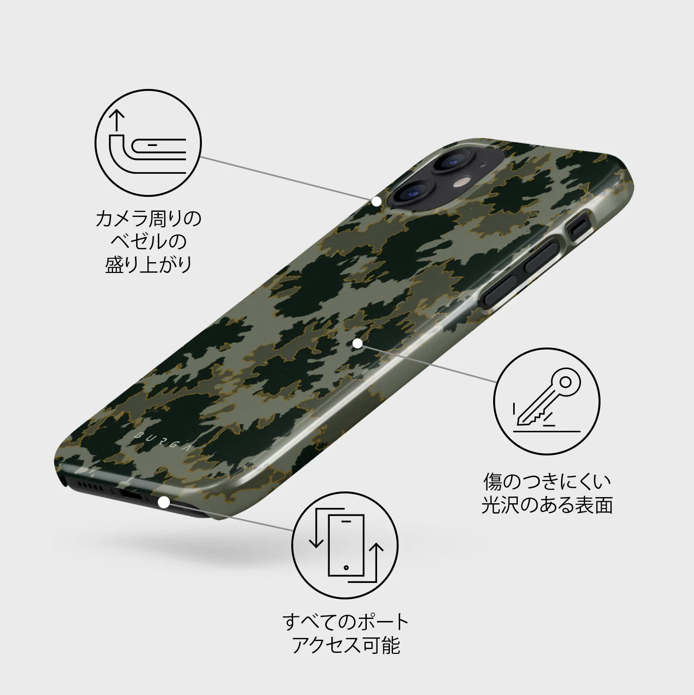 Moss - iPhone 12 Mini ケース