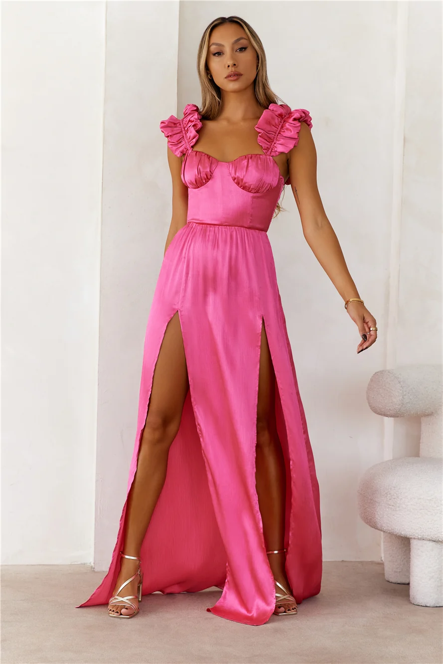 Pretty First Impression Dress Pink
