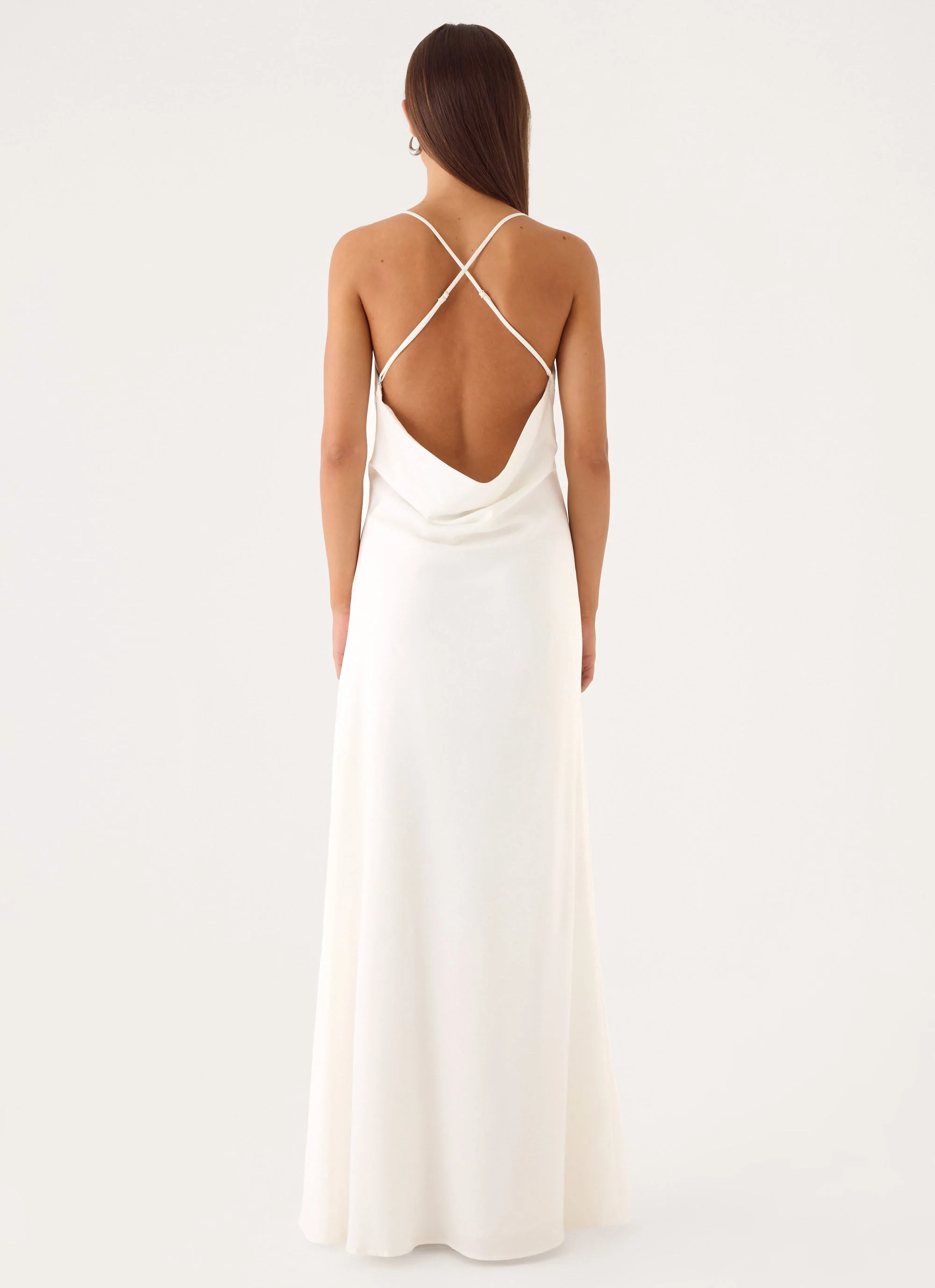 Bailie Maxi Dress - White - luluinthesky