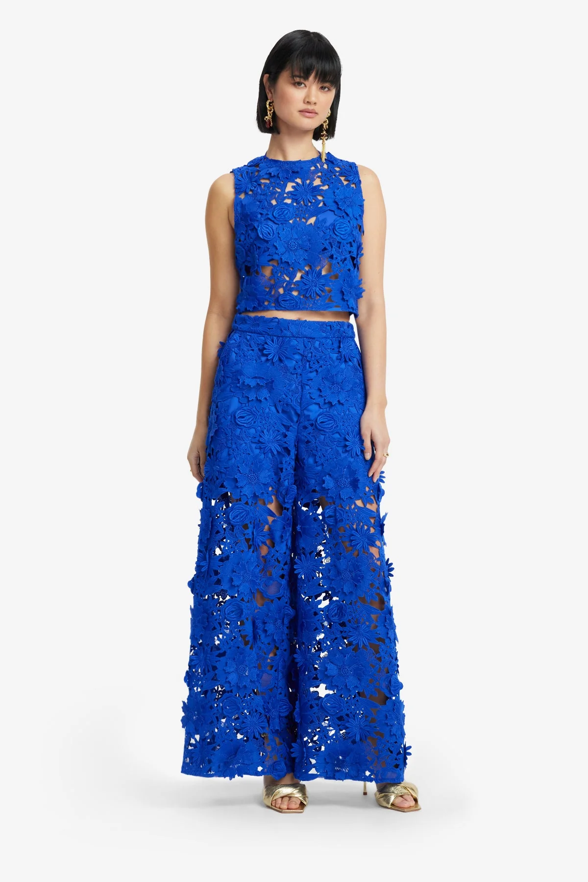 Iris Lace Top - Lapis