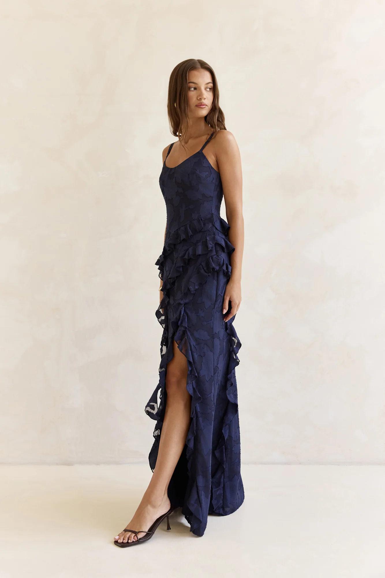 Urban Elegance Maxi Dress Navy - luluinthesky