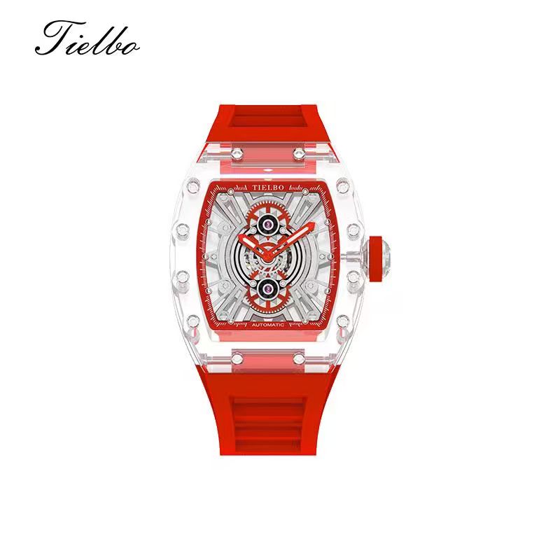 Crystal Void Watch – Transparent, Skeleton, Automatic T823L