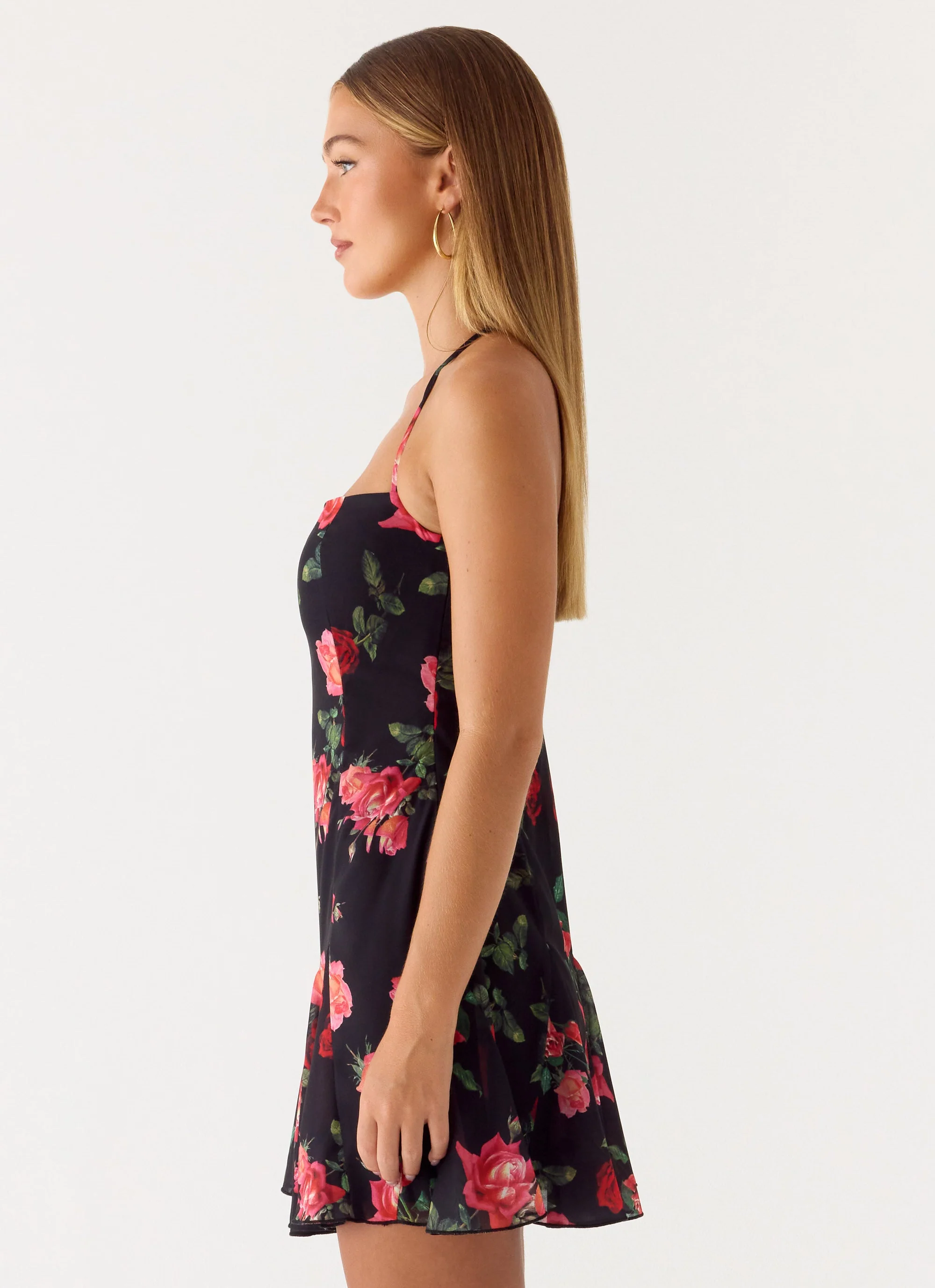 Nikyta Micro Mini Dress - Midnight Bloom