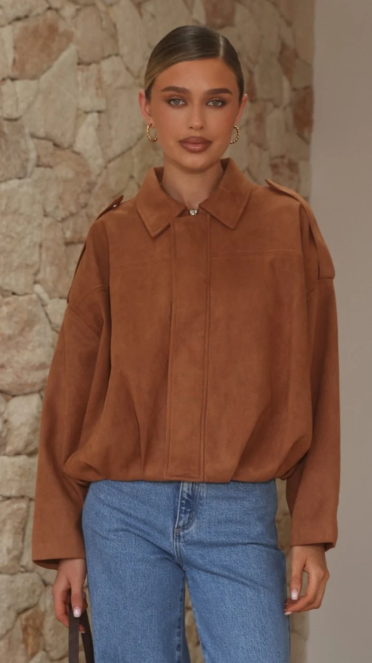 Phoenix Bomber Jacket - Tan