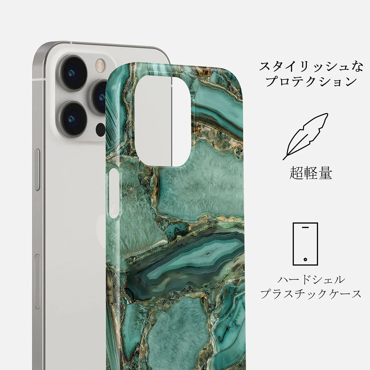 Ubud Jungle - Turquoise iPhone 13 Pro Max ケース