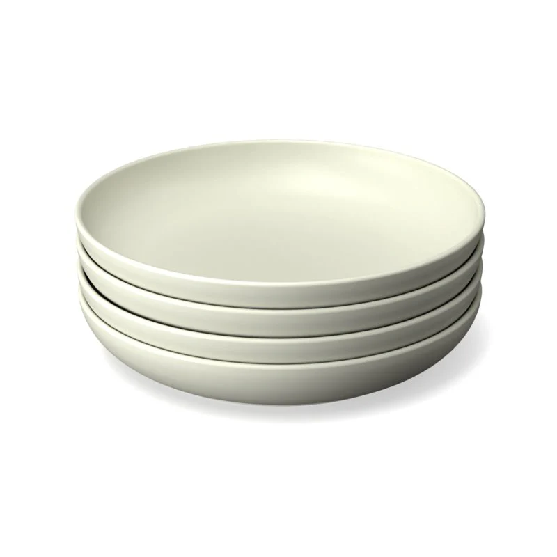 Vogeelle Round Deep Plate - Off White