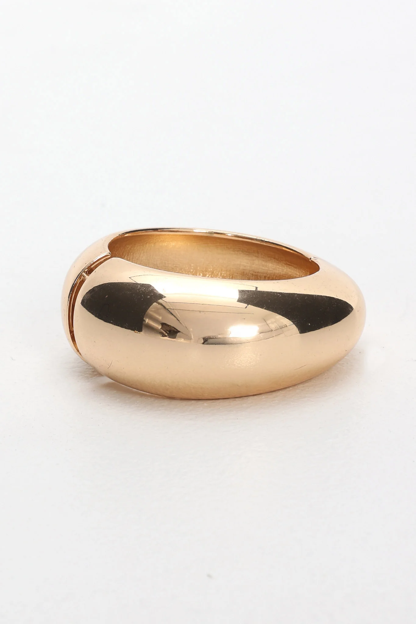 Blessed Rounded Chunk Bangle Gold