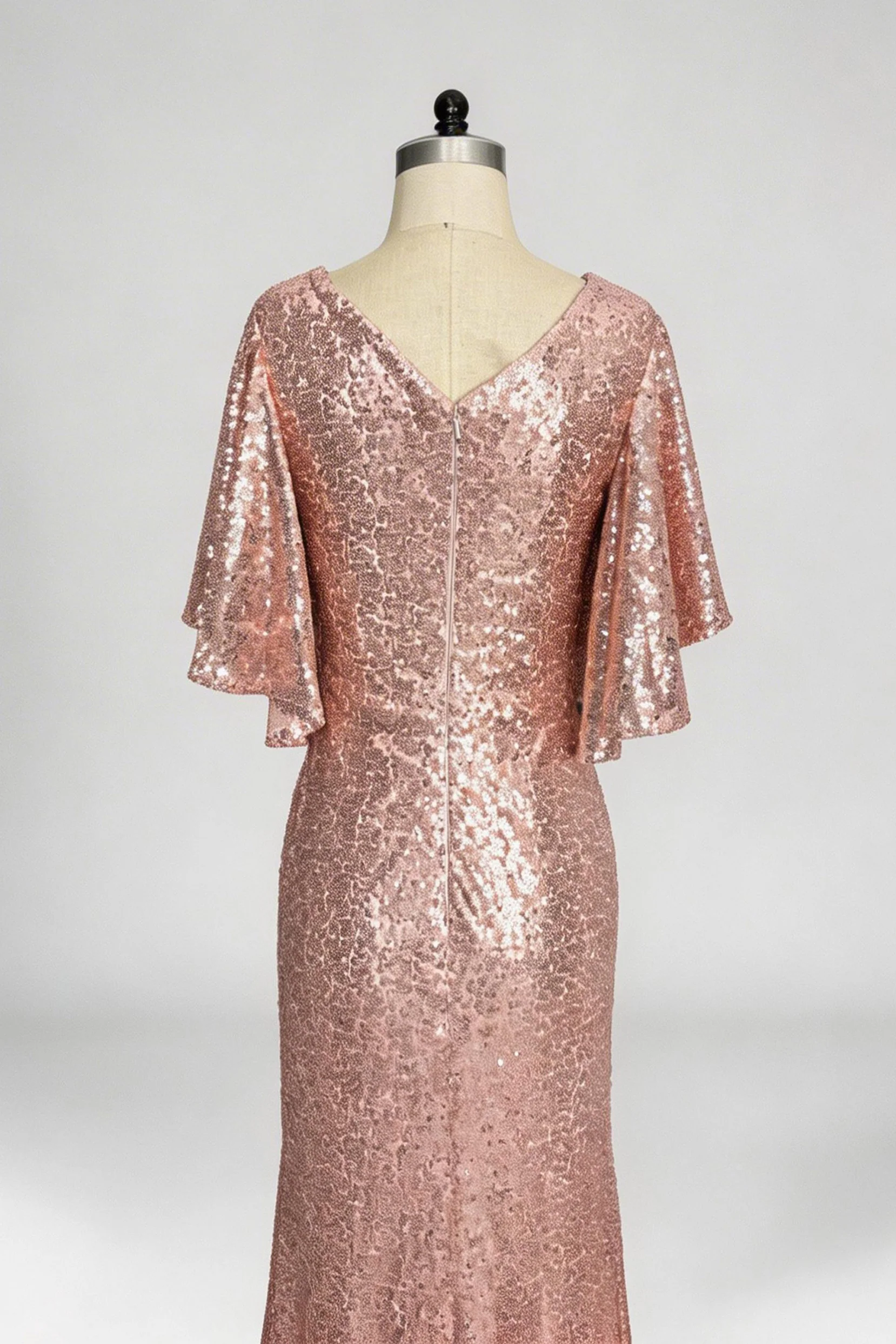 Mermaid Maxi Sequined Mother Of The Bride Dress CM0286