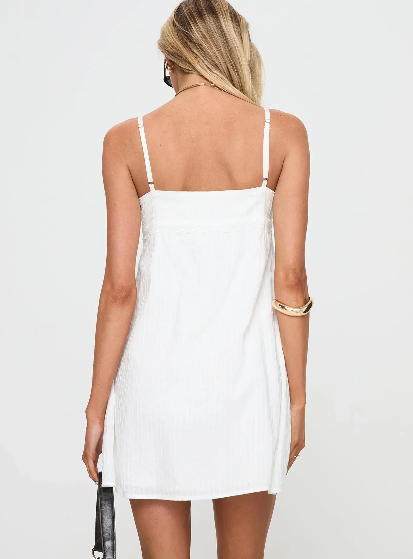 Lunya Mini Dress White - luluinthesky