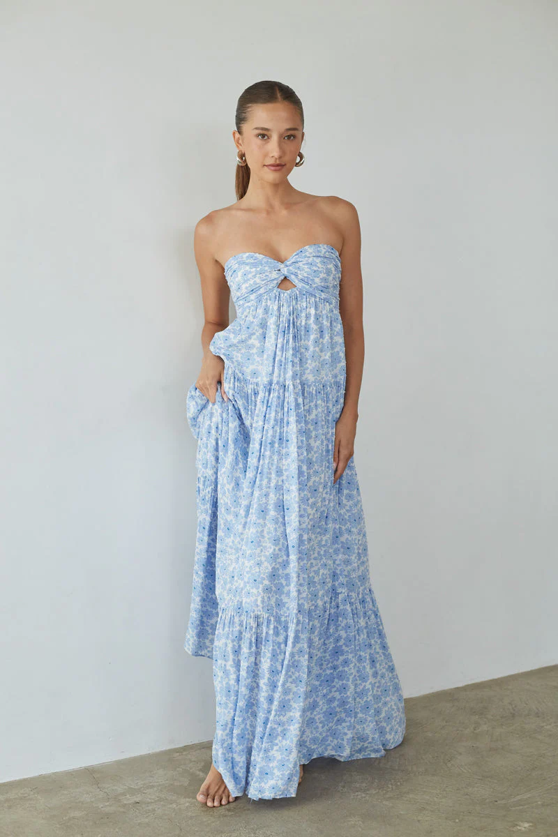 Lilo Strapless Maxi Dress - luluinthesky