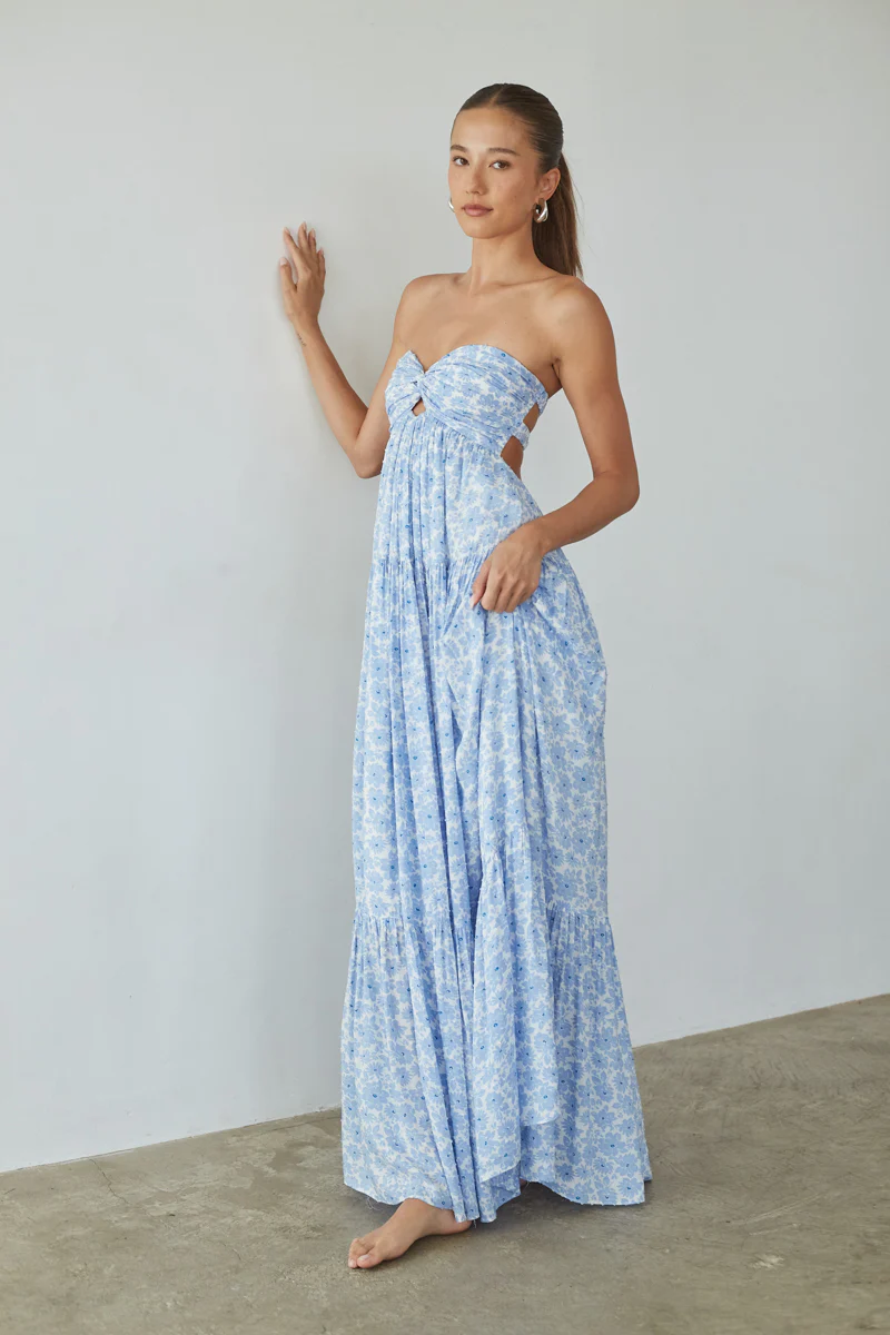 Lilo Strapless Maxi Dress - luluinthesky