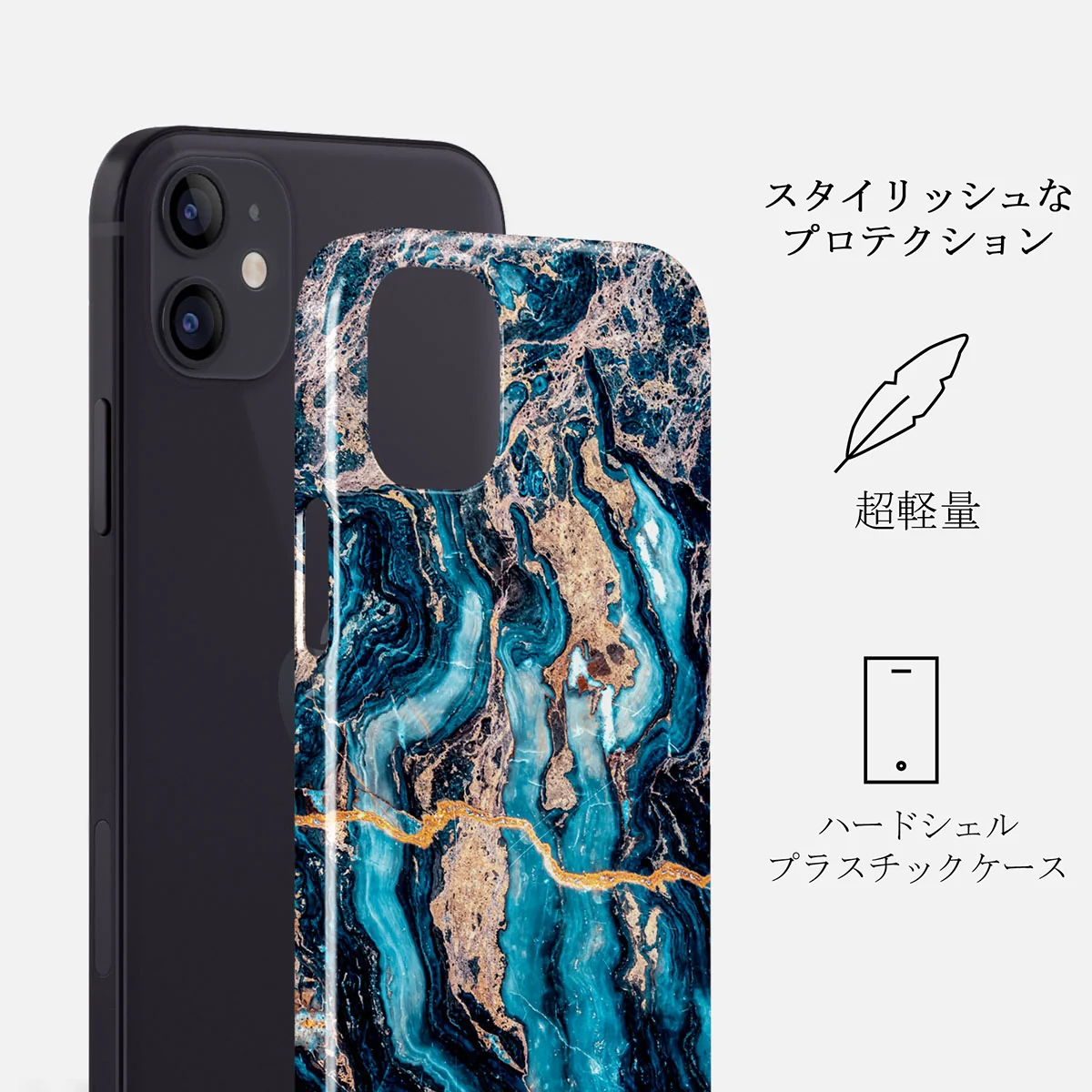 Mystic River - Blue Marble iPhone 12 ケース