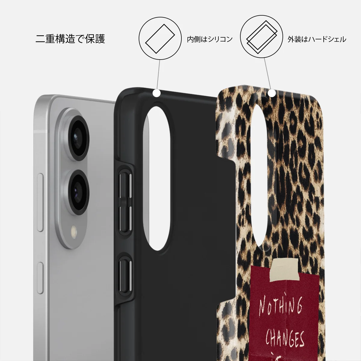 Nothing Changes - Samsung Galaxy S25 Edge ケース