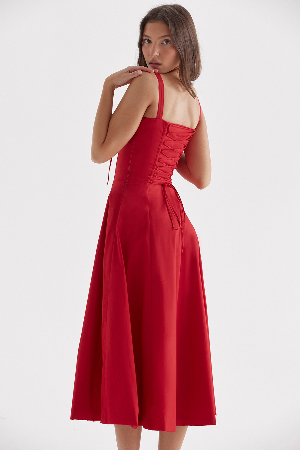 Red Rose Bustier Sundress