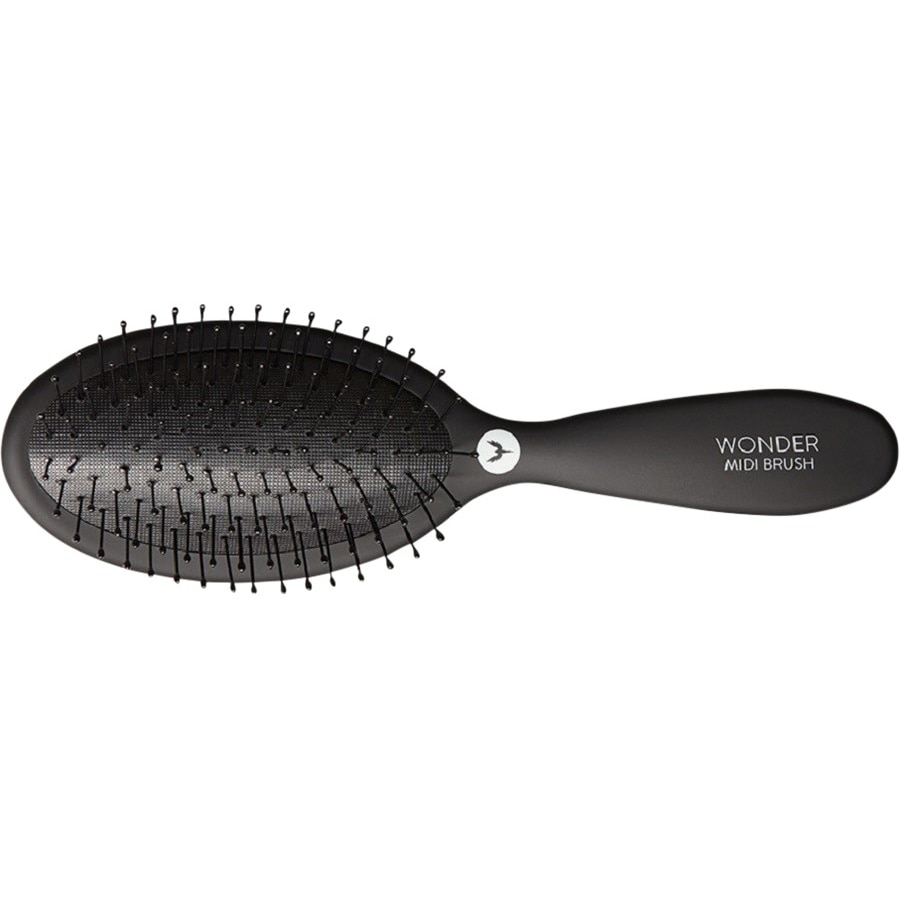 HH Simonsen Grzebienie i szczotki Wonder Brush Midi Black