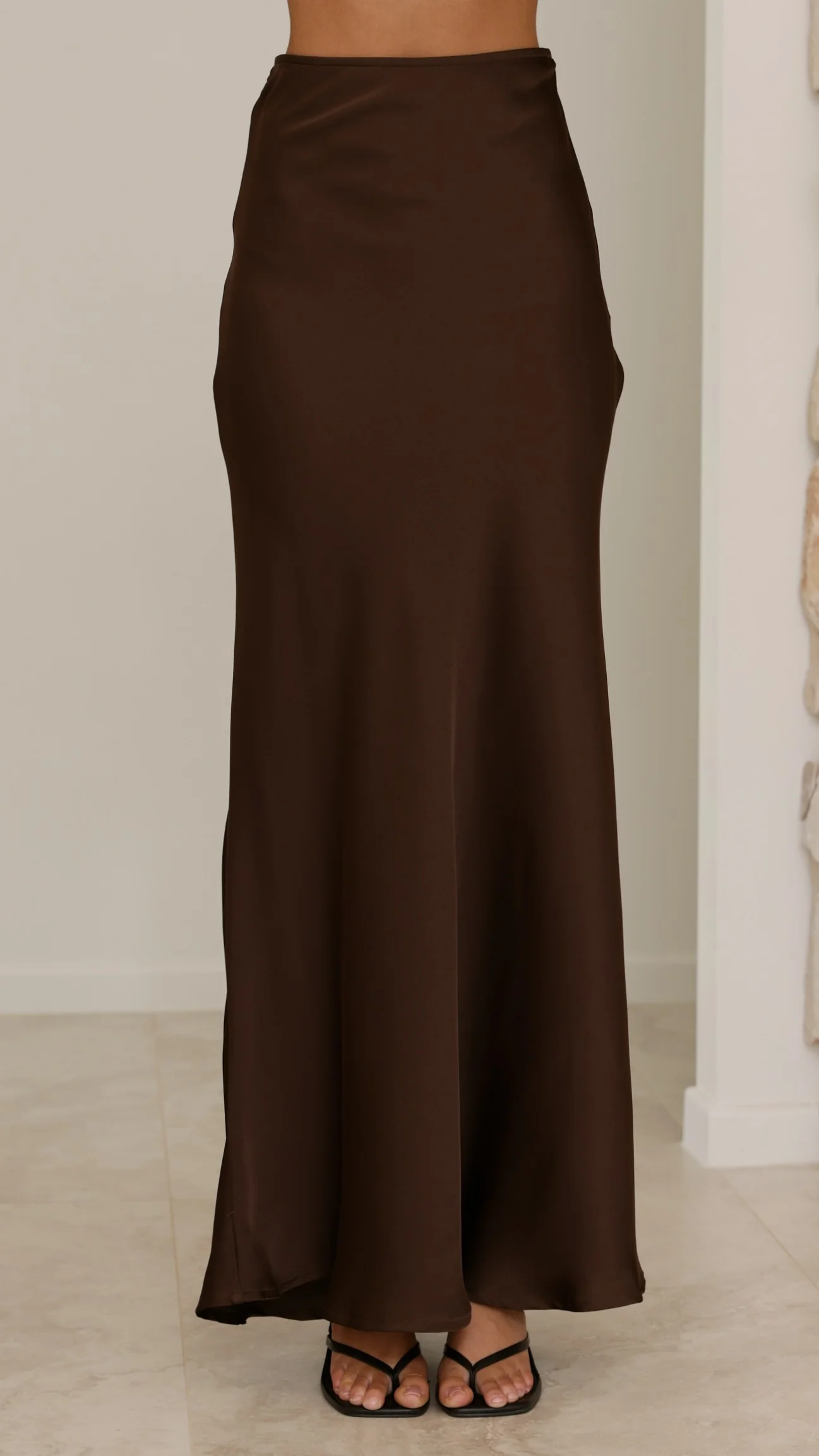 Jayliah Maxi Skirt - Chocolate