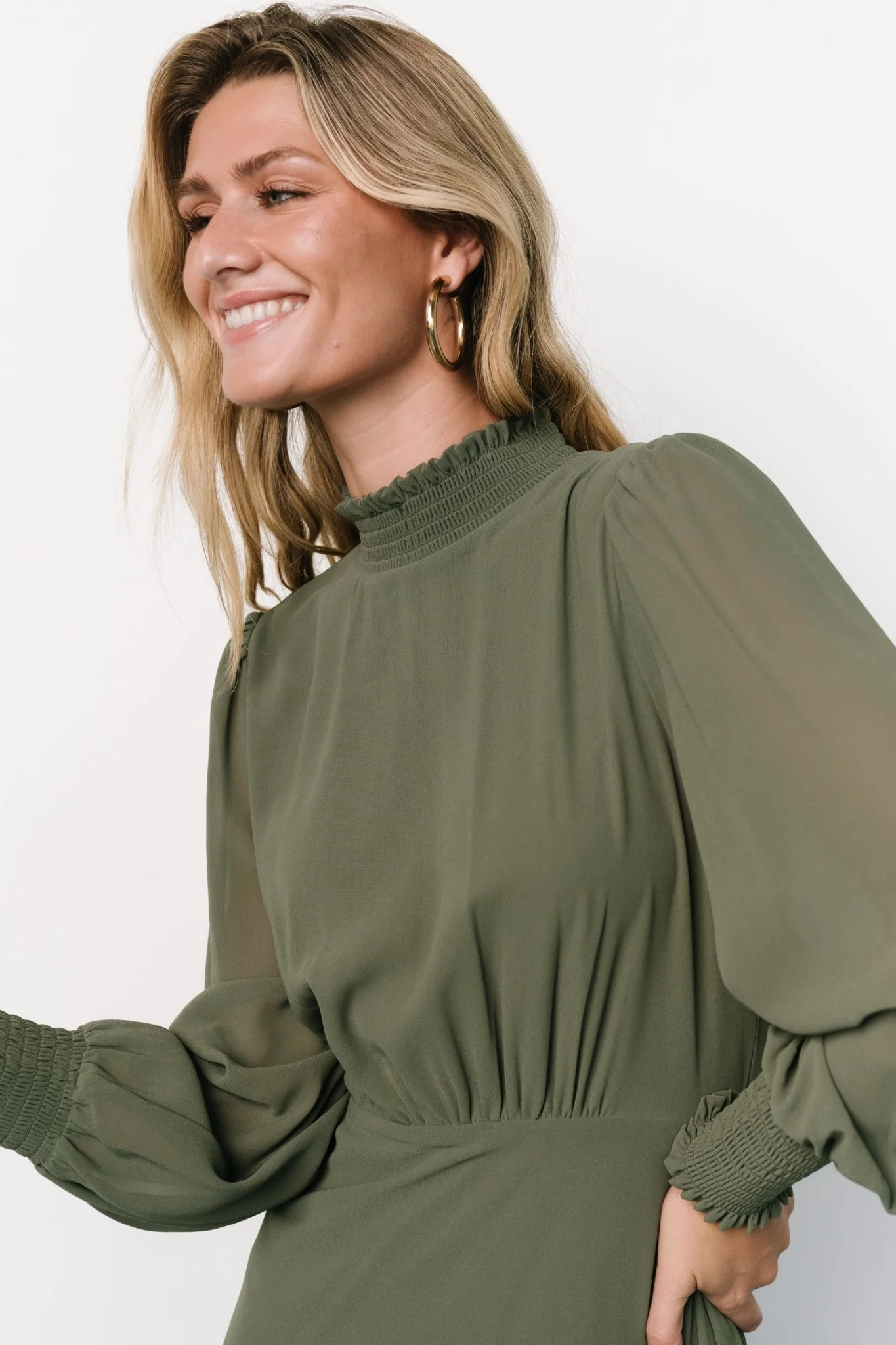 Luciana Maxi Dress | Dark Sage - luluinthesky