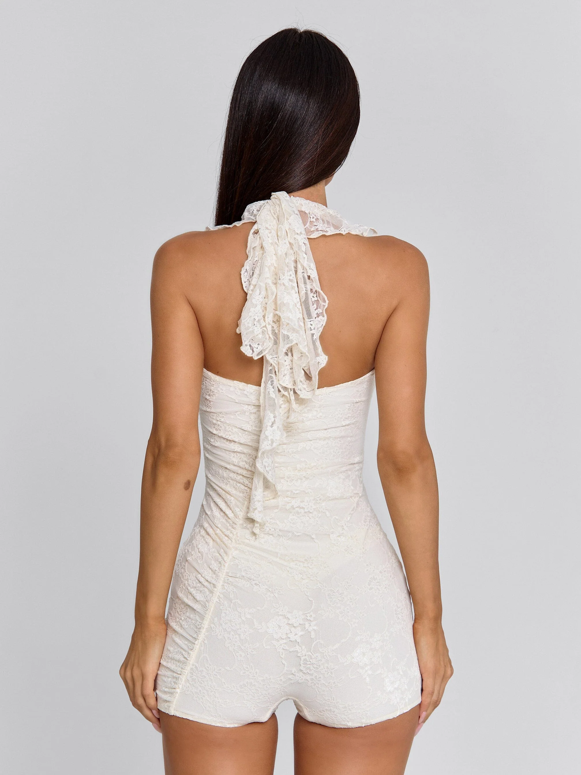 Avila Playsuit Ivory