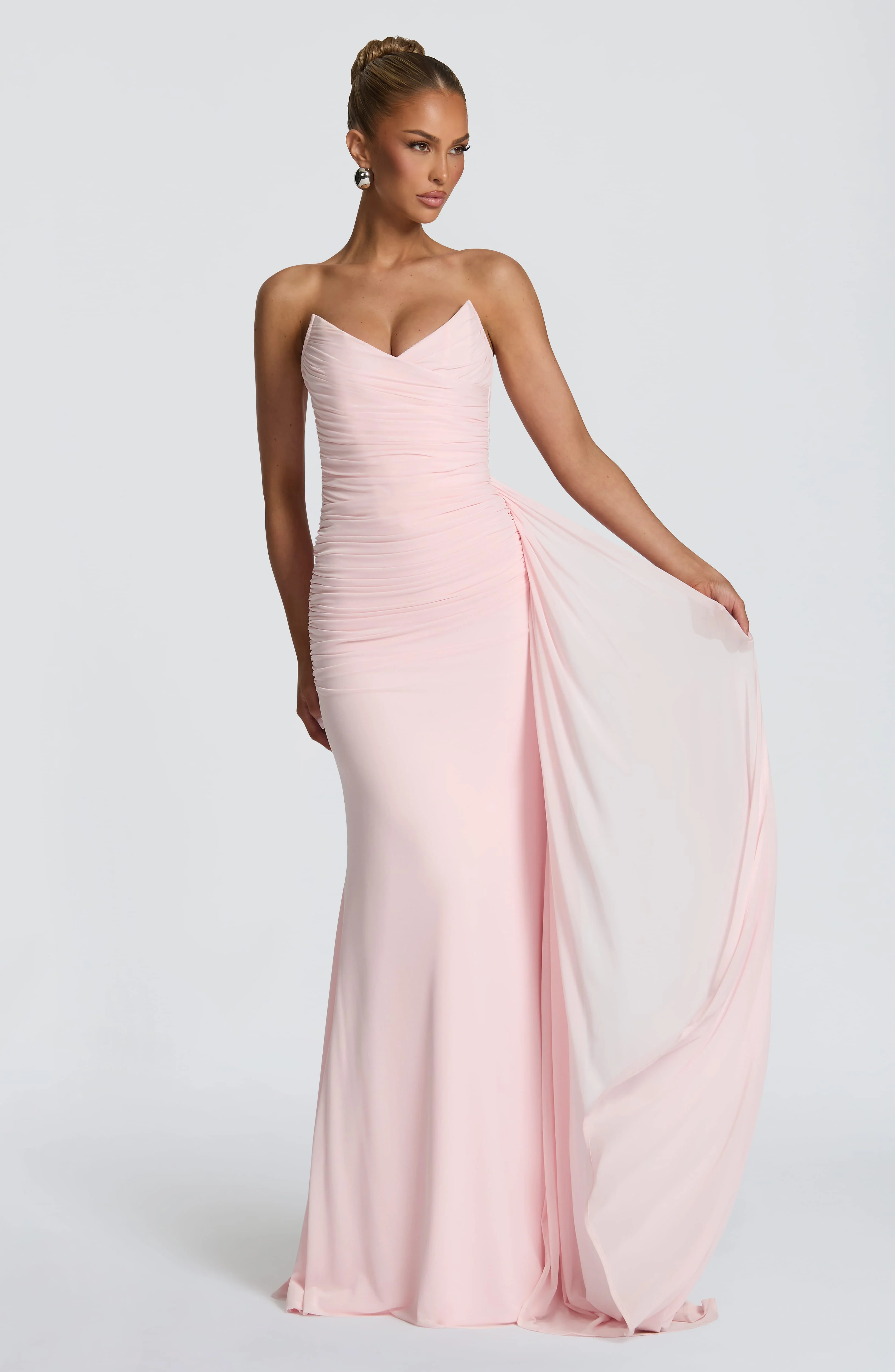 Ashika Maxi Dress - Blush