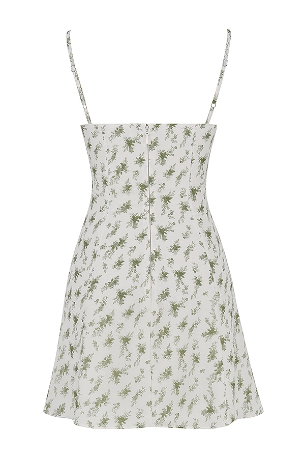 Garden Print Mini Dress