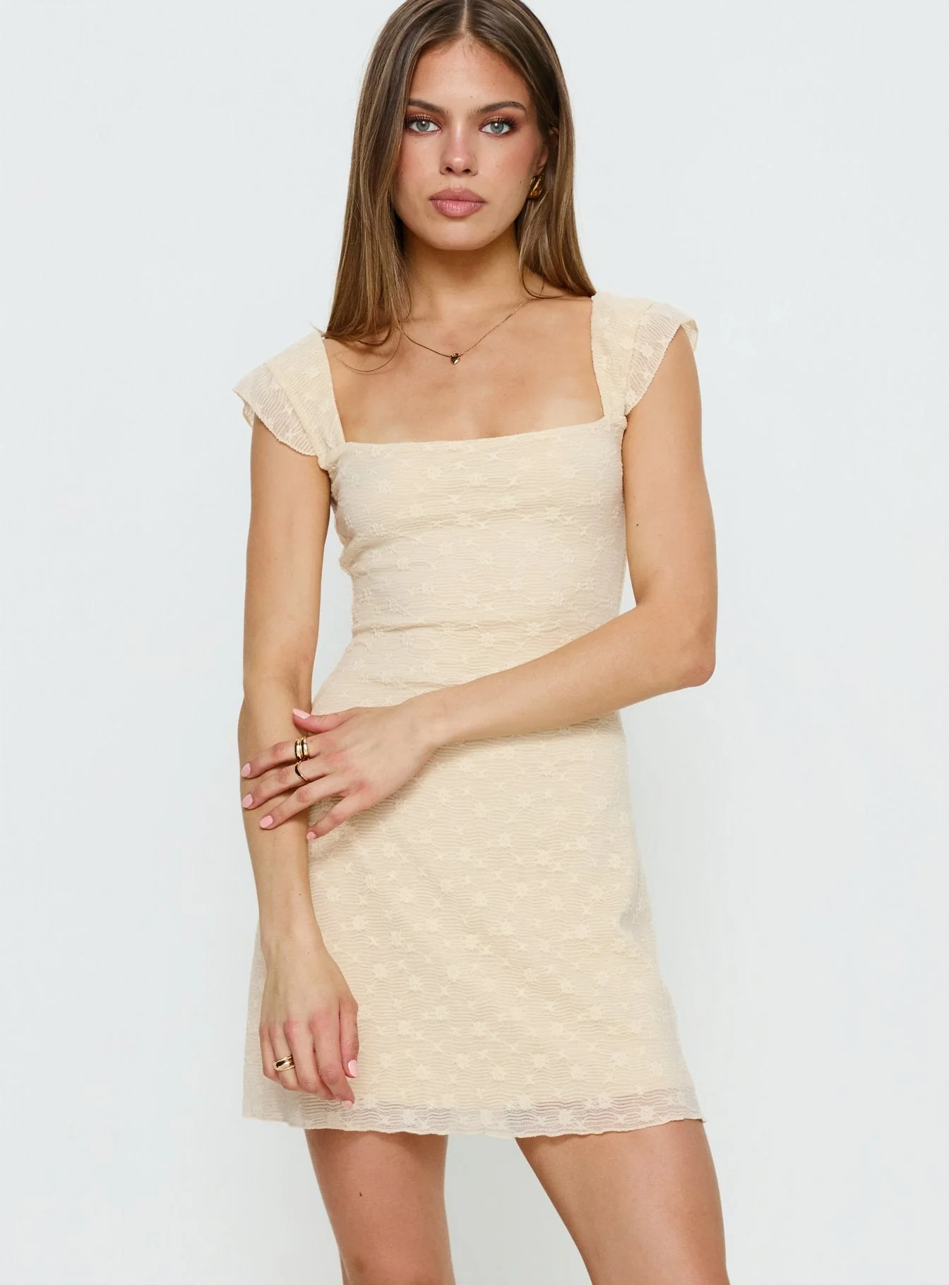 Lanchester Mini Dress Butter Yellow