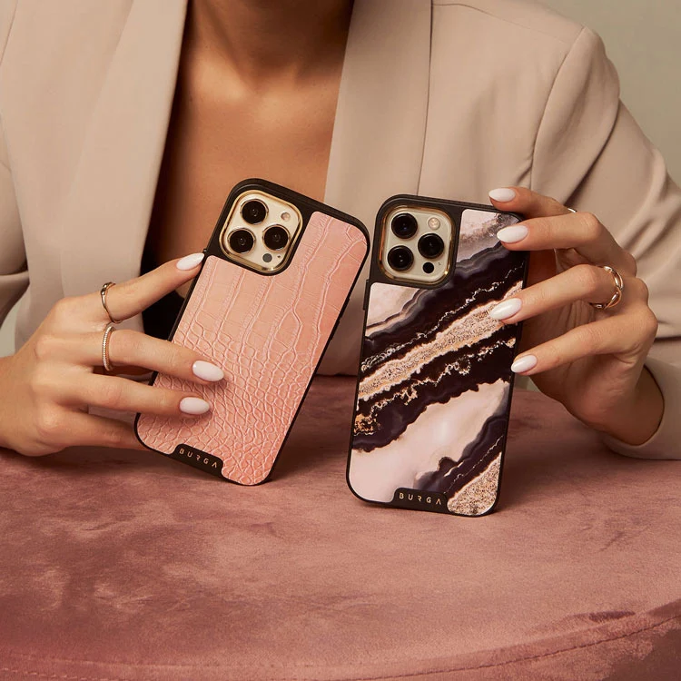 Pink Croco - Samsung Galaxy S25 Plus ケース