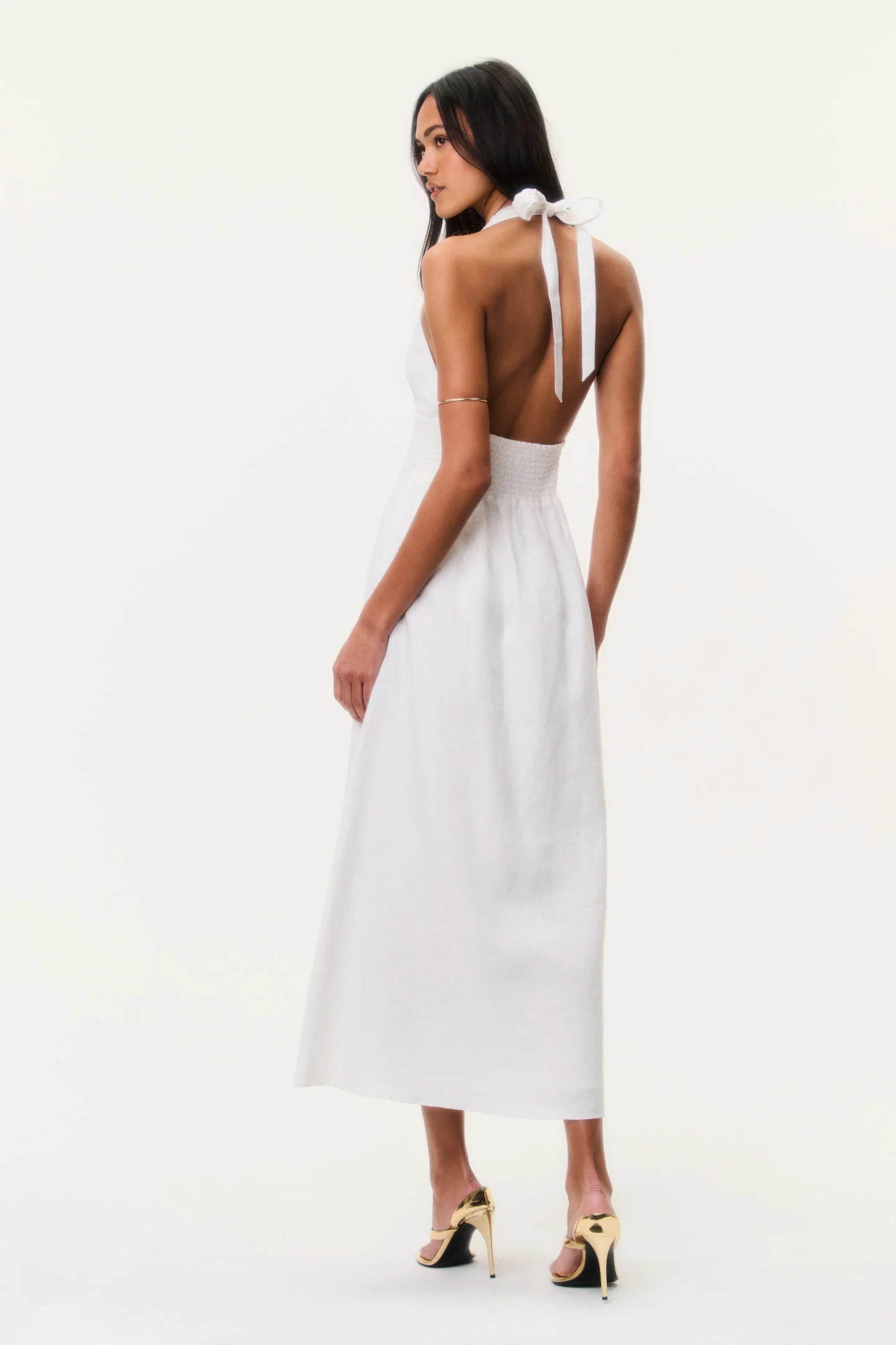 Lovis Linen Halter Maxi Dress