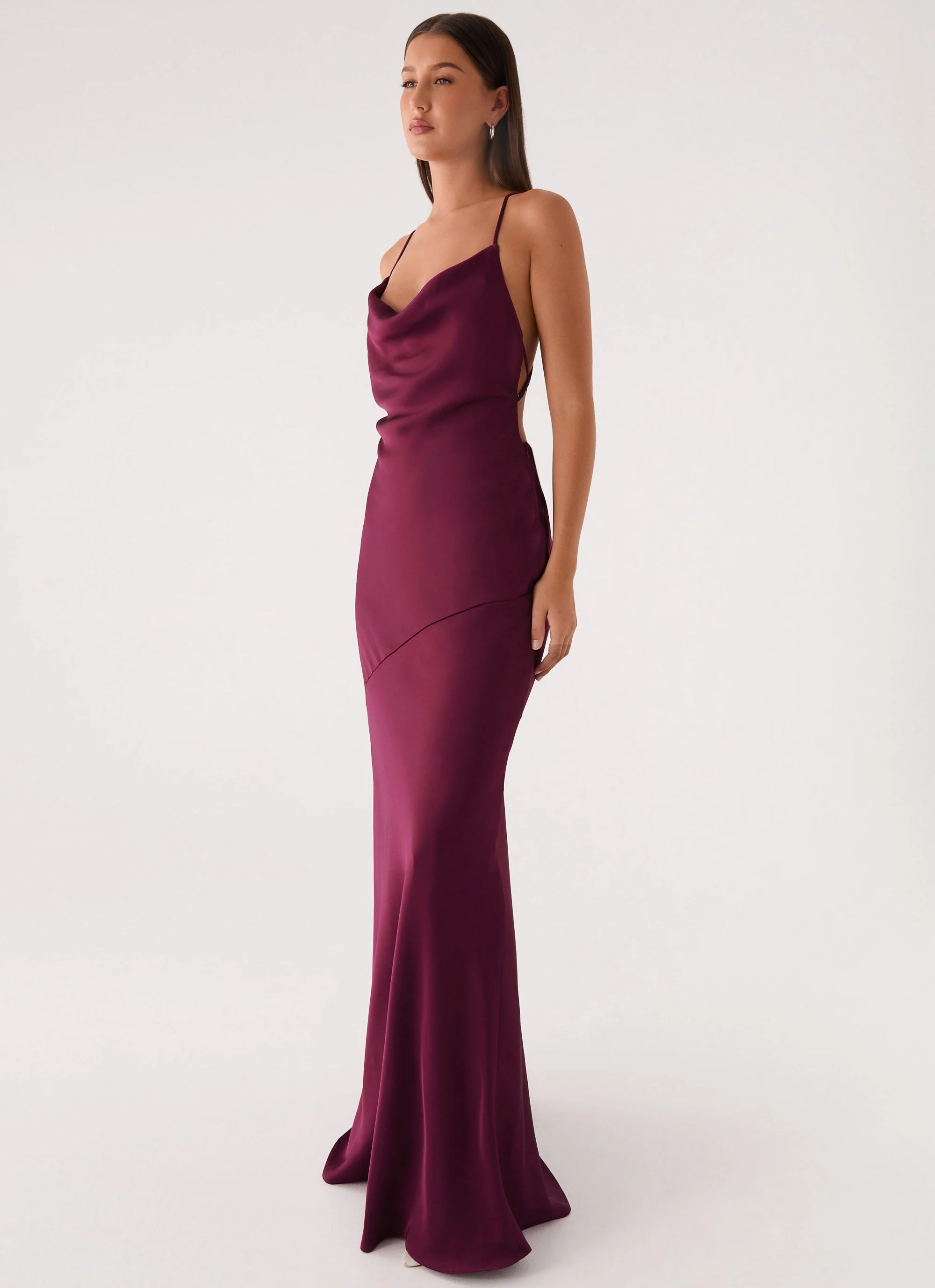 Tiano Maxi Dress - Plum