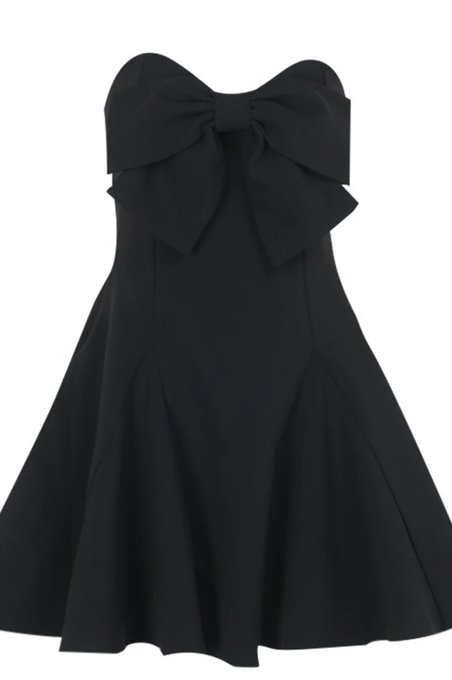 Holly Strapless Skirt with Bow Detail