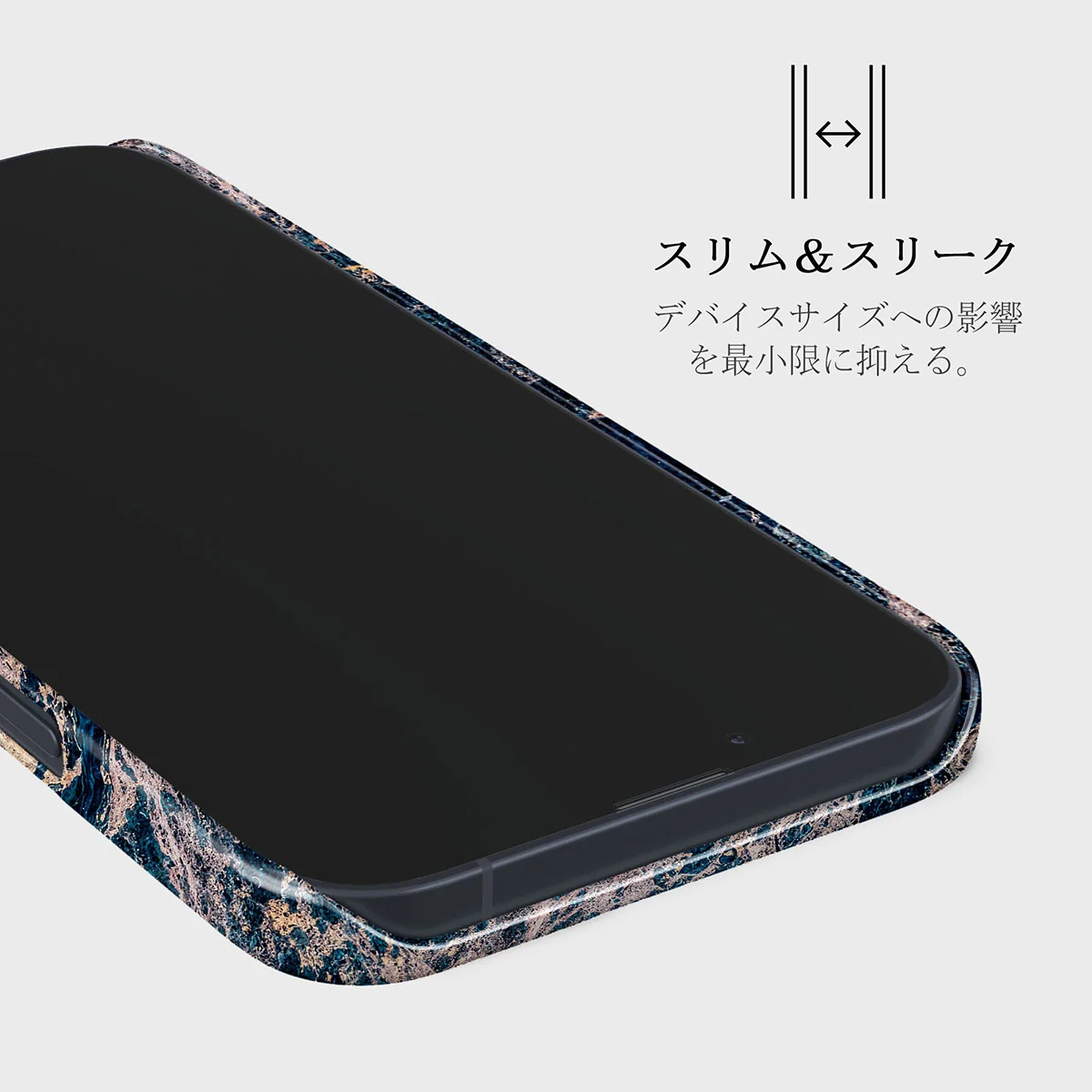 Mystic River - Blue Marble iPhone 13 Mini ケース