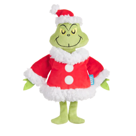 Grouchy Slouchy Grinch Costume & Toy Bundle