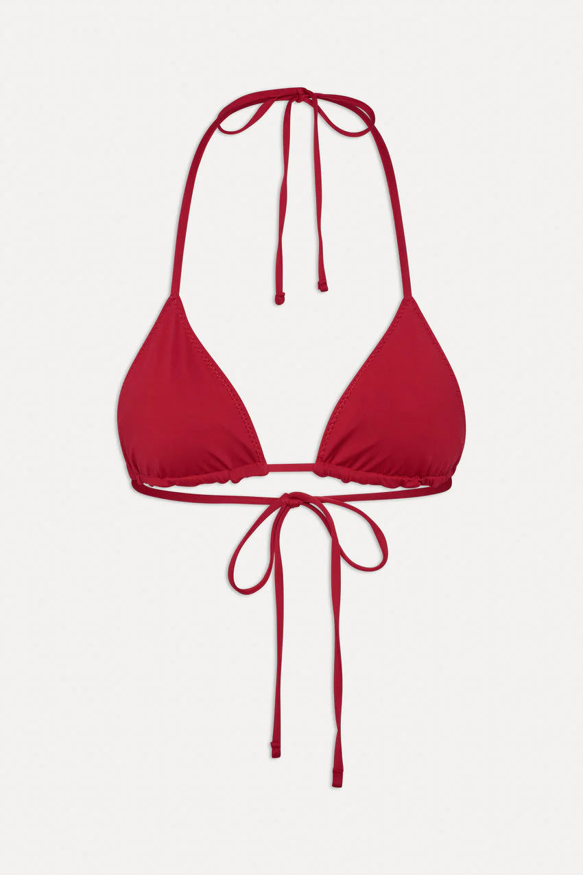 x BELLA HADID Nick Triangle Bikini Top - Valentine - luluinthesky