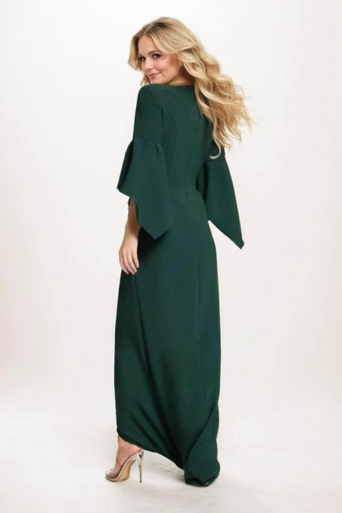 Sheath Maxi Elastic Cloth Mother Of The Bride Dress CM0294