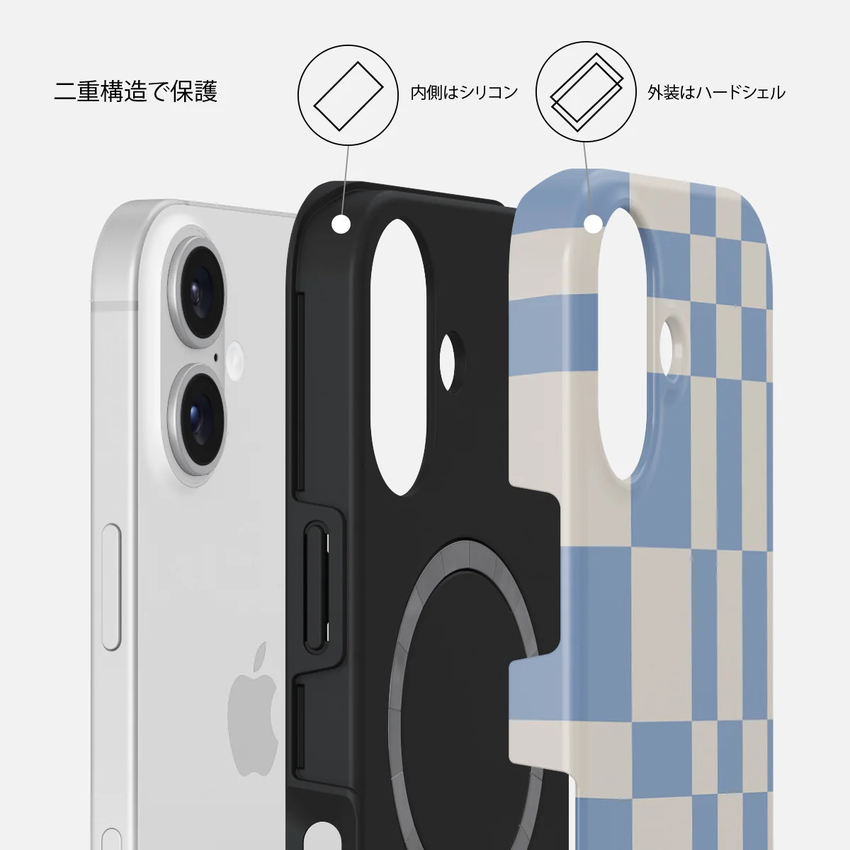Straight A - iPhone 16 Plus ケース