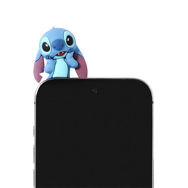 Disney's Lilo & Stitch Stick-On Phone Buddy Phone Hugging Figurines (2pk) Stitch & Scrump
