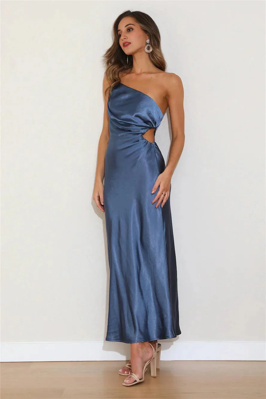 You're That Girl Midi Dress Navy