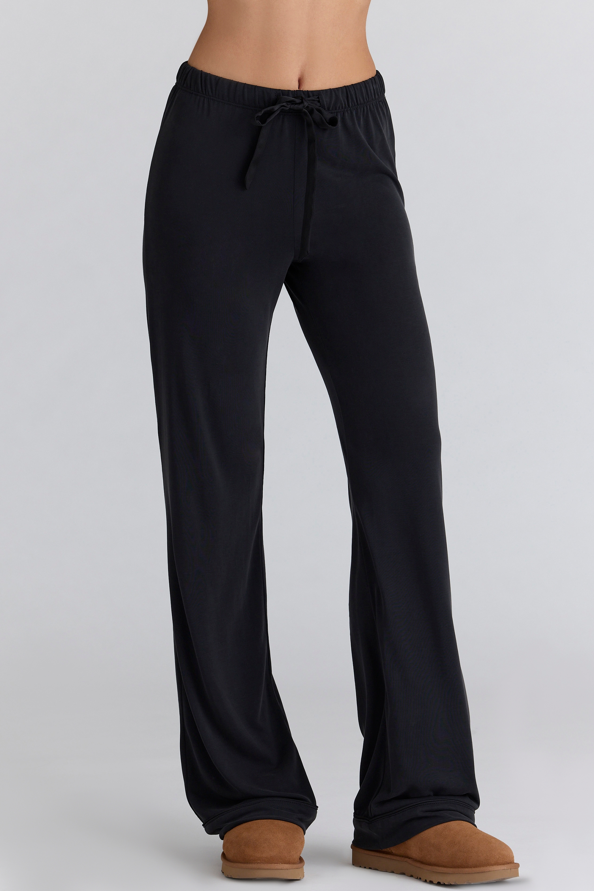 Black Soft Modal Pajama Set