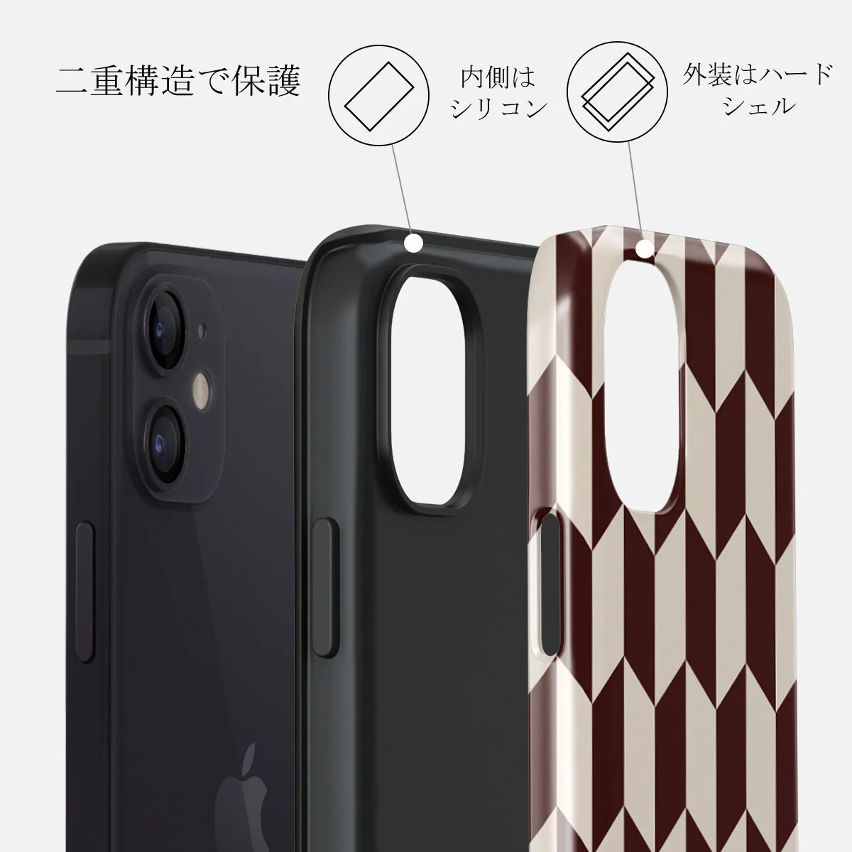 Etiquette - iPhone 12 Mini ケース