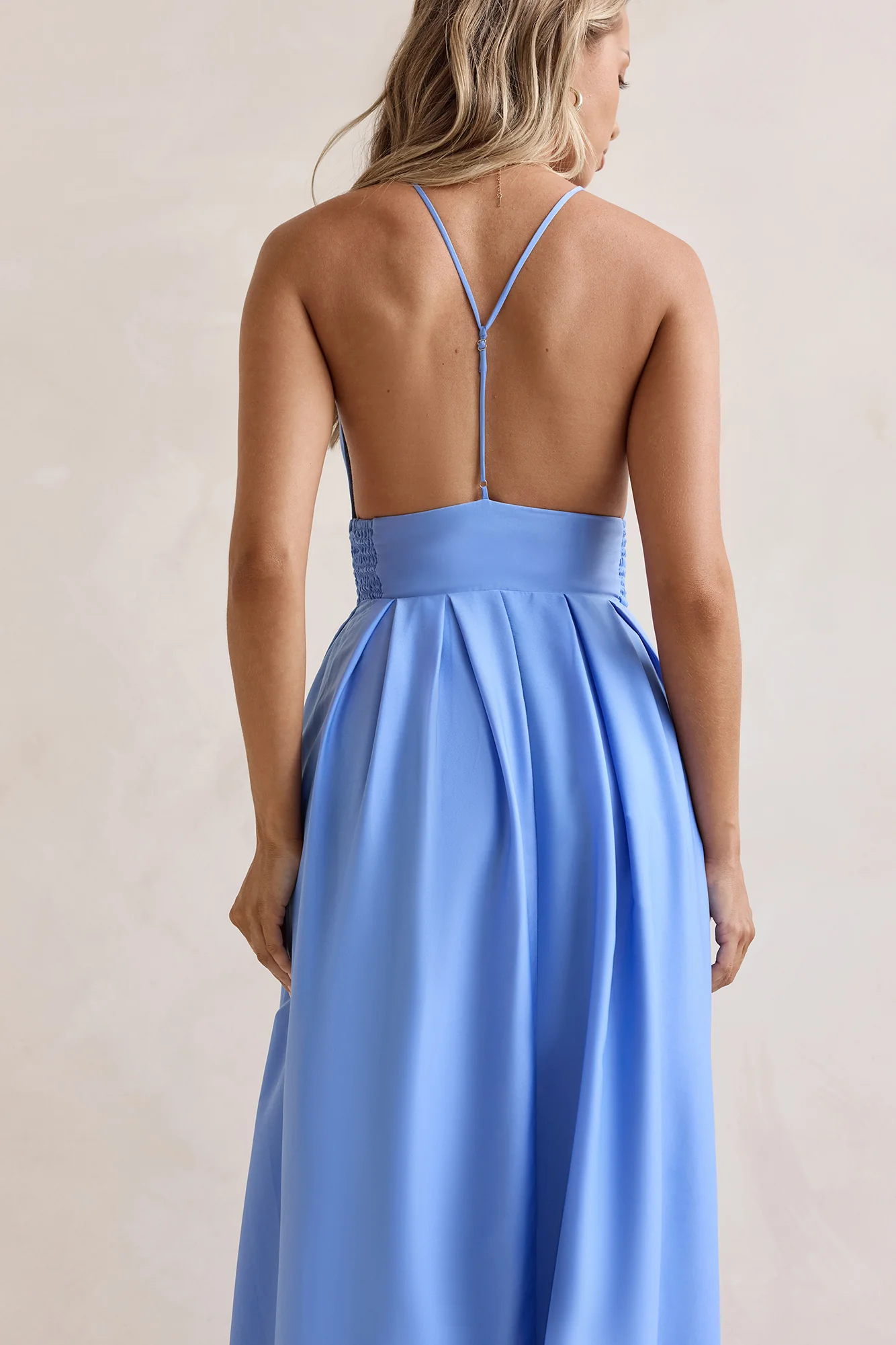 Secret Strolls Maxi Dress Blue