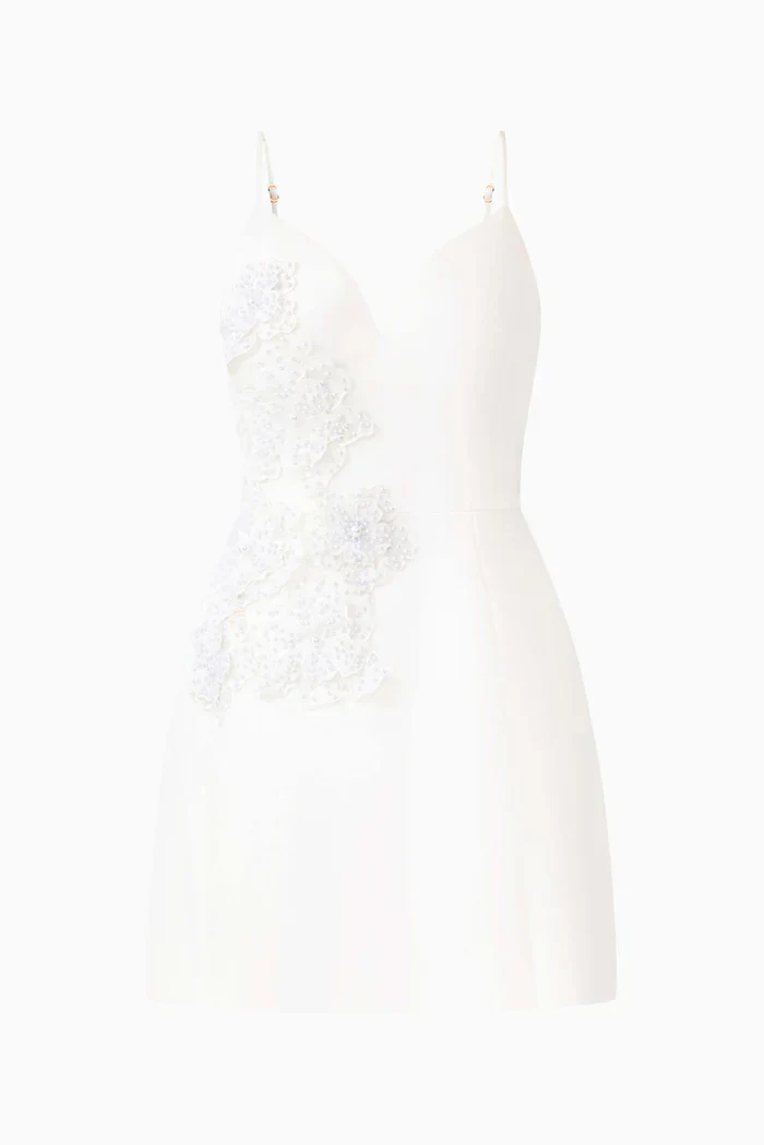 Stella Tulip Mini Dress in White