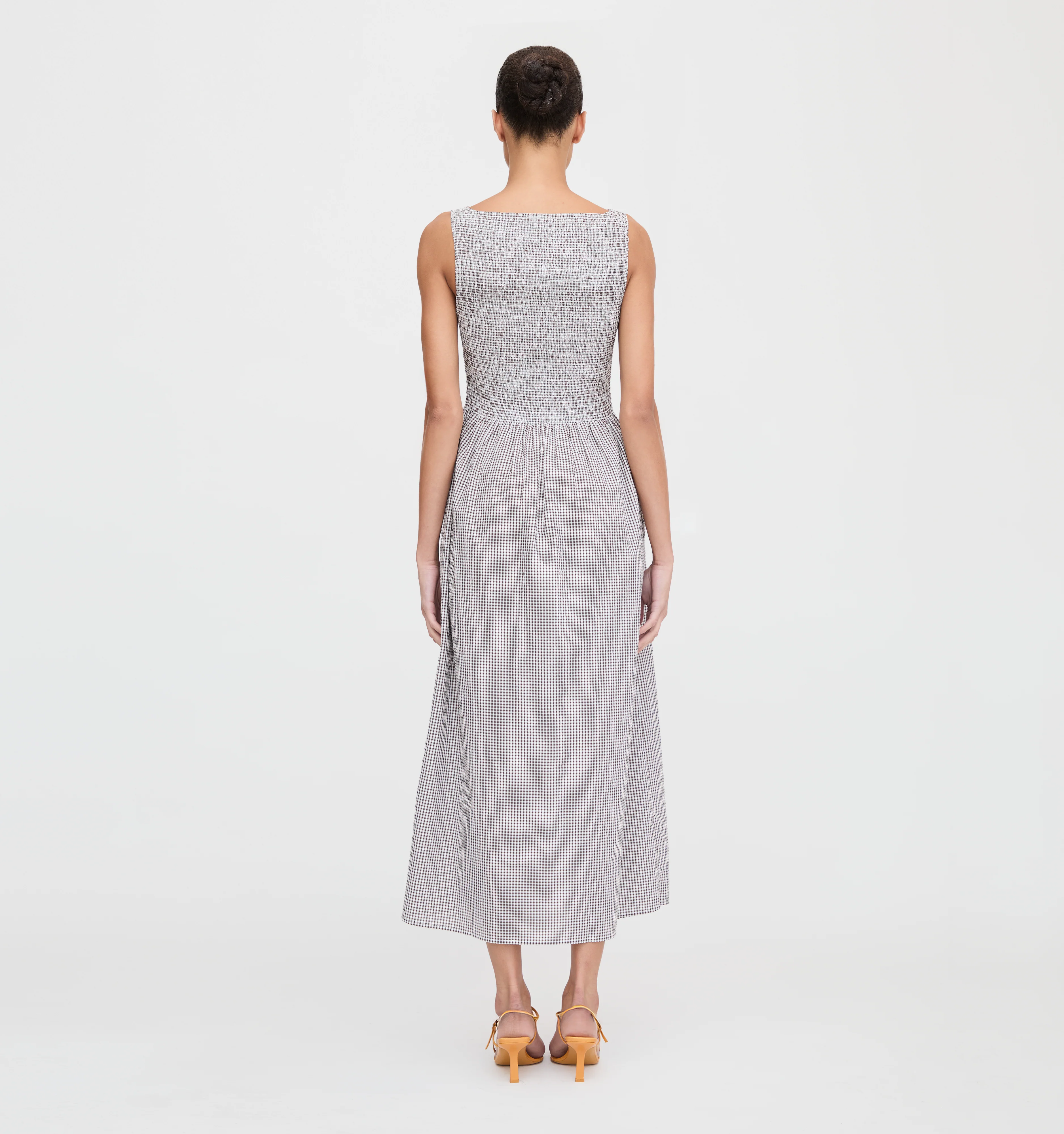 The Cosima Nap Dress - Chocolate Gingham