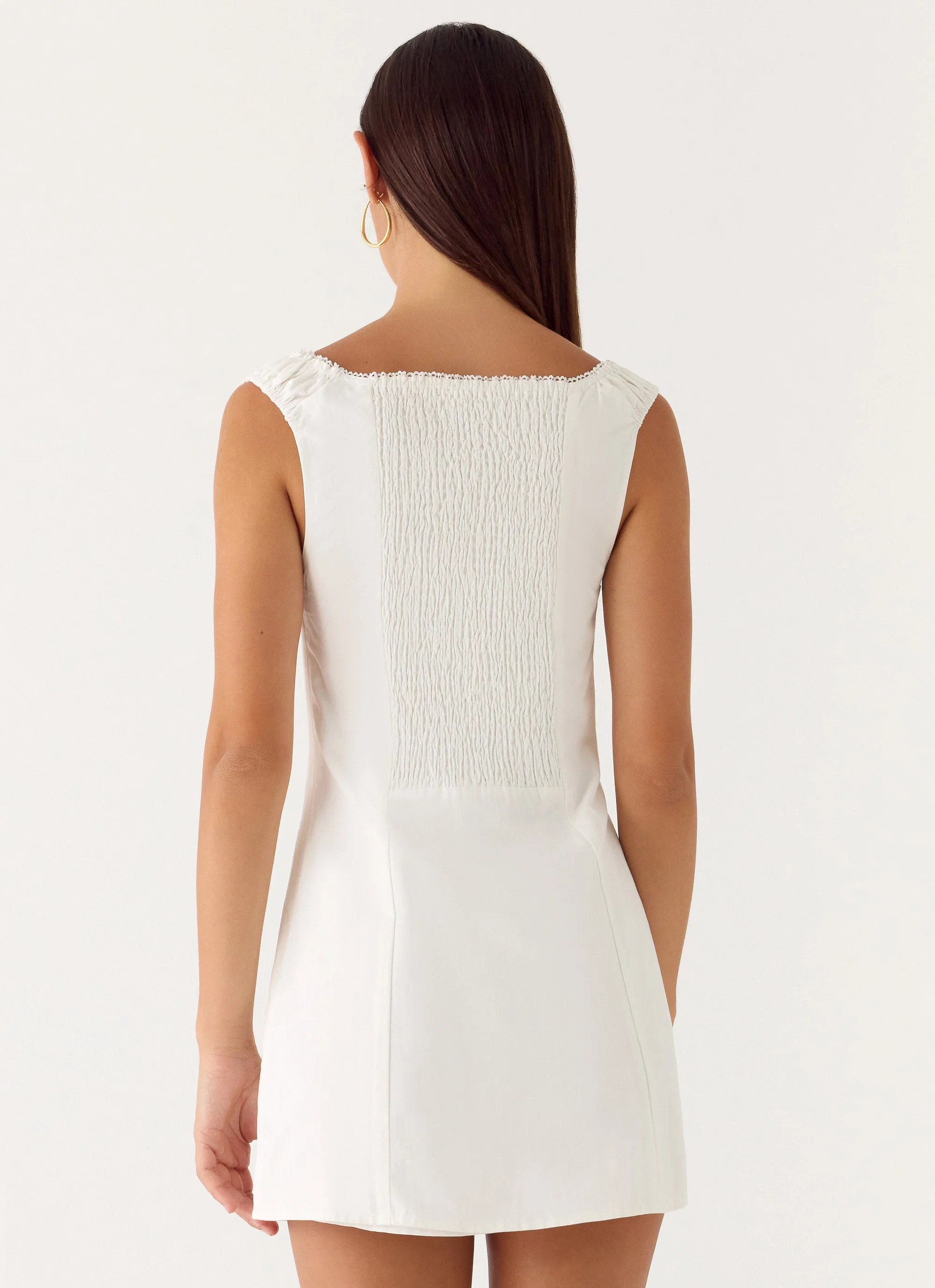 Drift Mini Dress - White