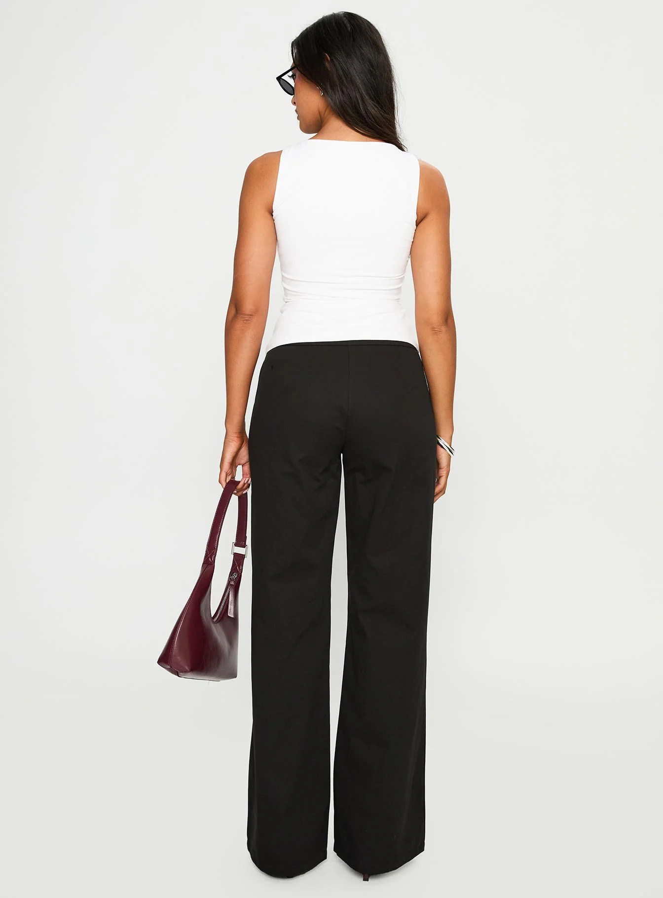 Lucetta Wide Leg Pant Black