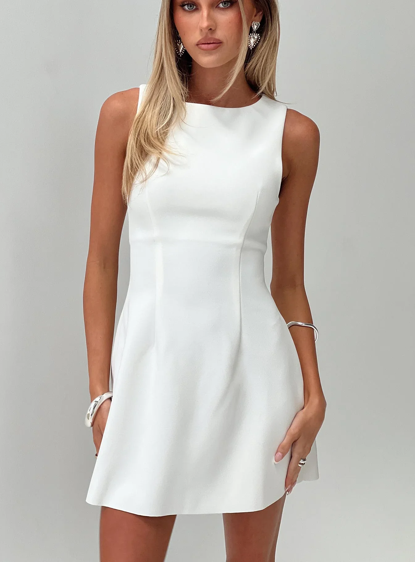 Anse Mini Dress White - luluinthesky