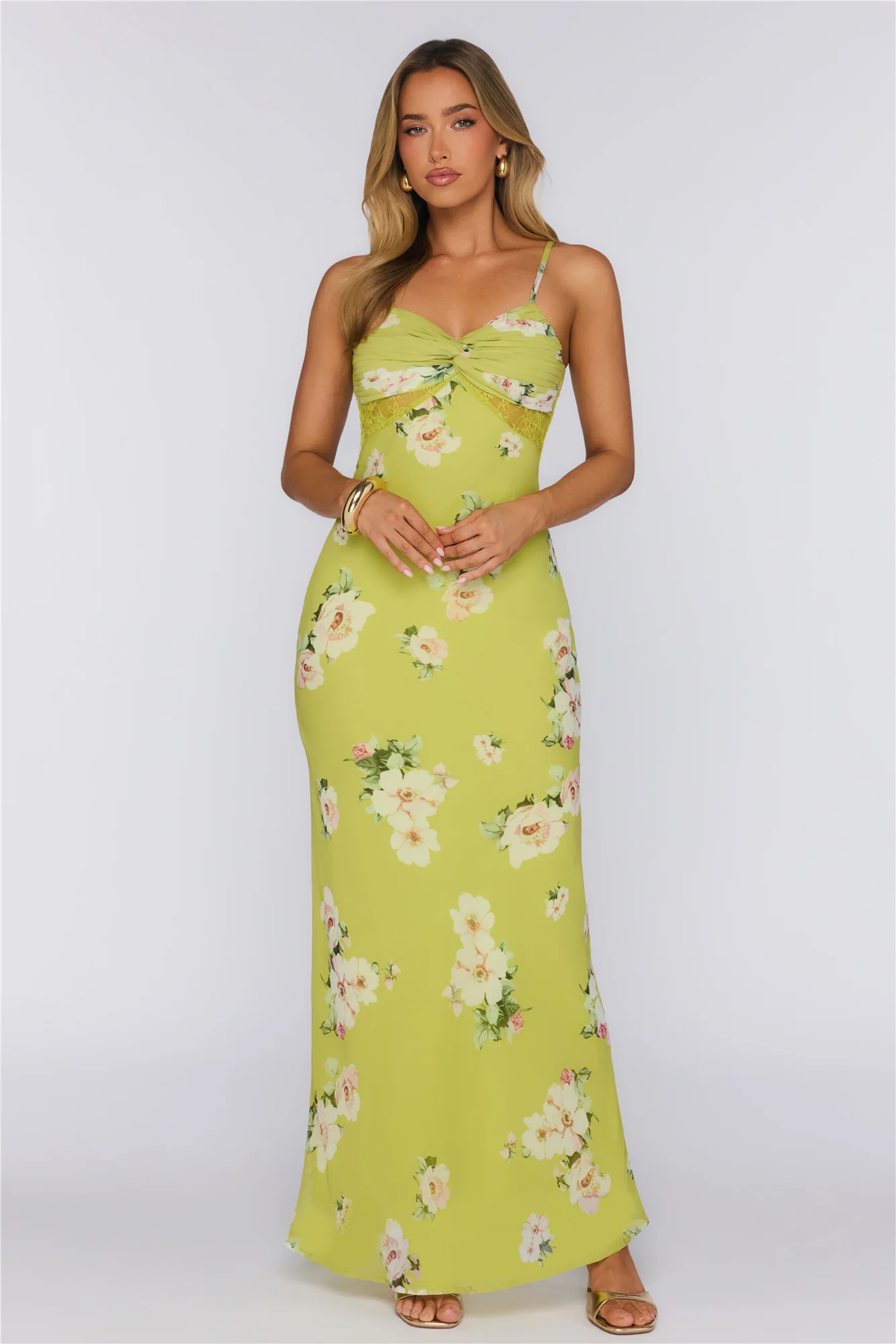 The Standard Is Her Maxi Dress Lime