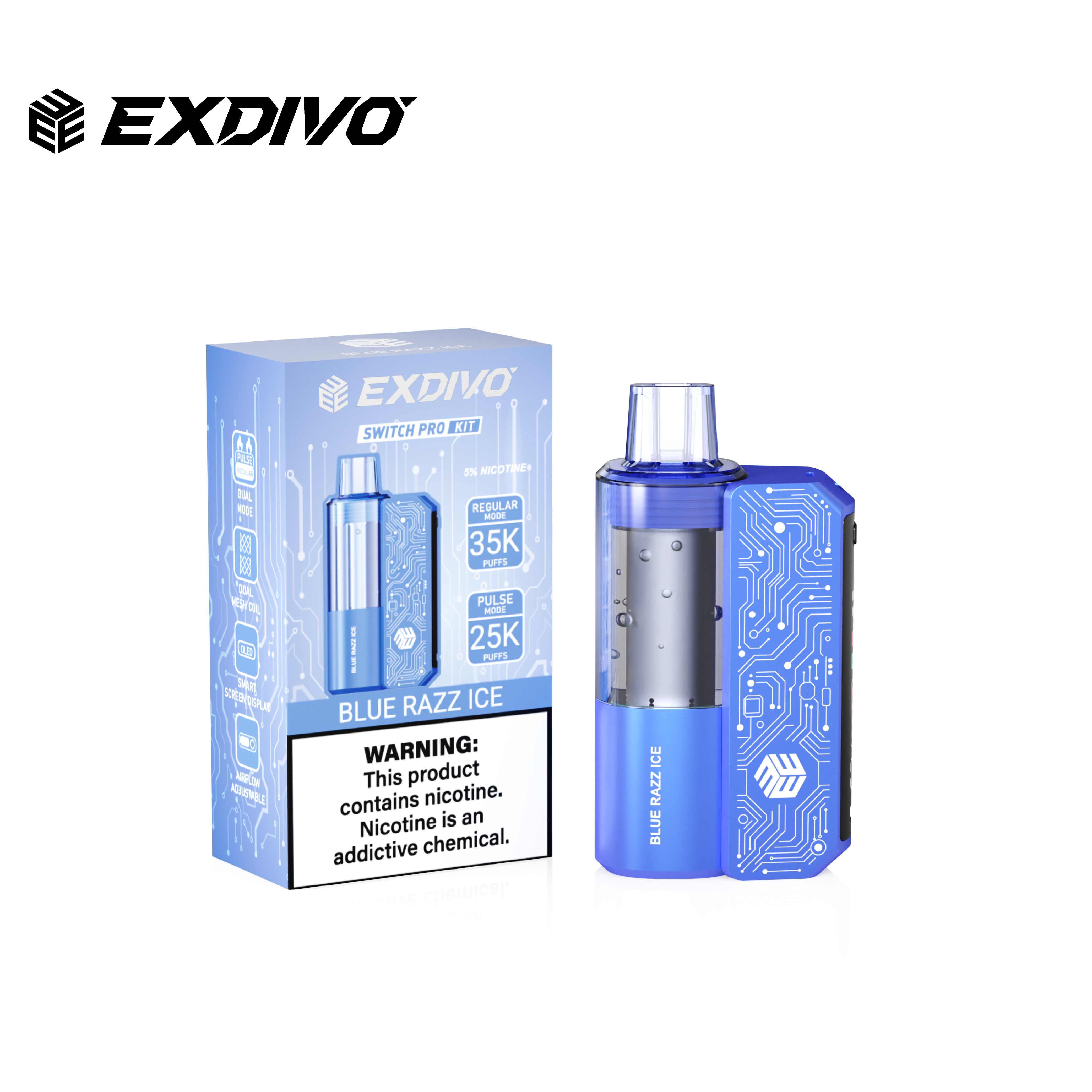 EXDIVO Bright Mirror 35000 Puffs