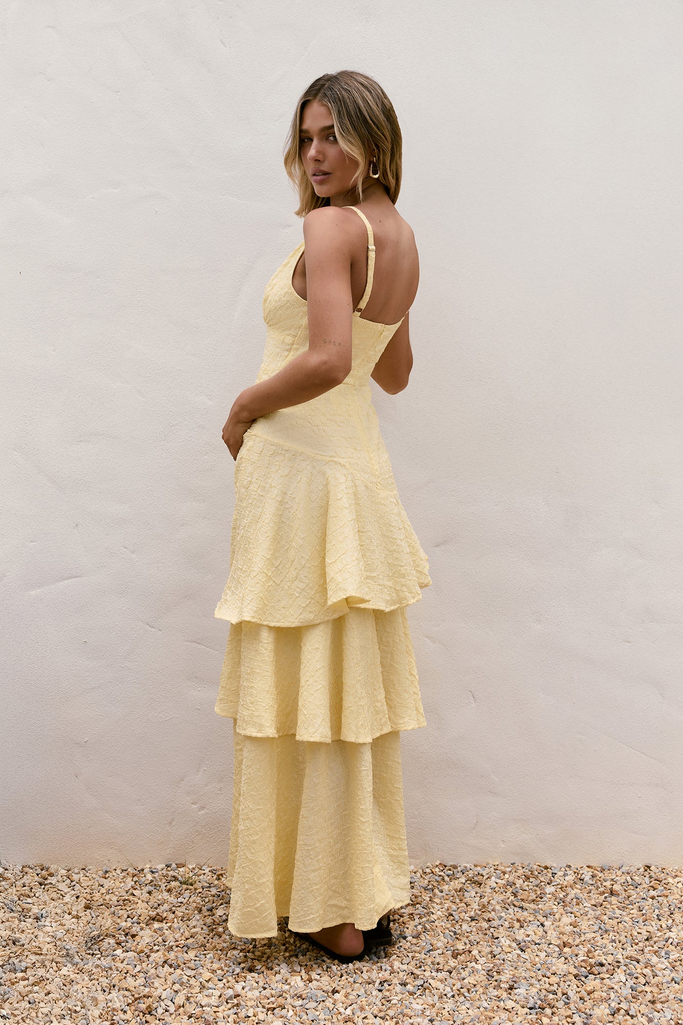 Oh Sunflower Dreams Maxi Dress Yellow - luluinthesky