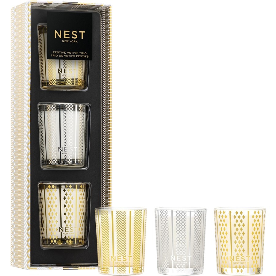 NEST NEW YORK Zestawy zapachowe do pomieszczeń Festive Votive Trio