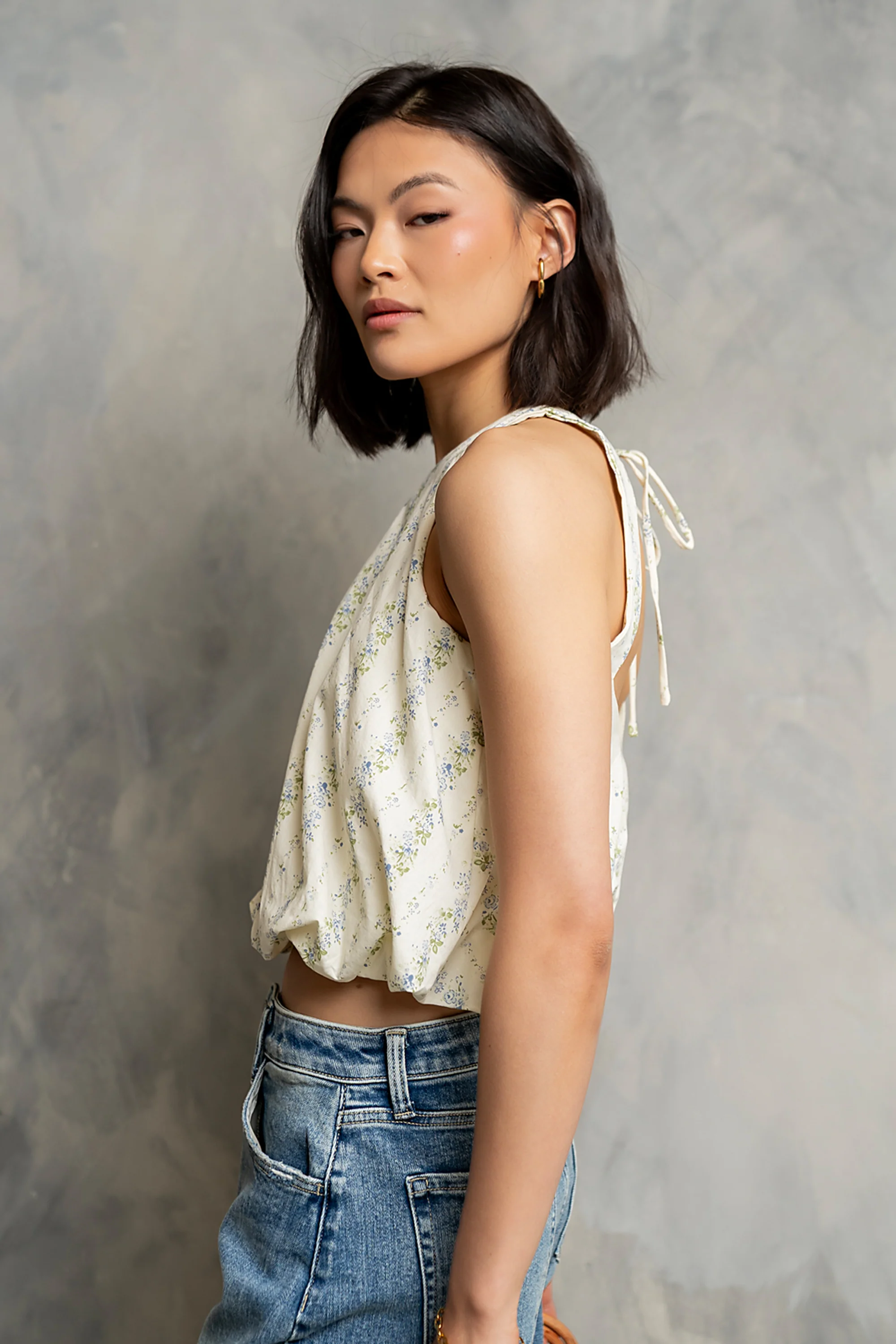 Lara Bubble Tank Top - FINAL SALE