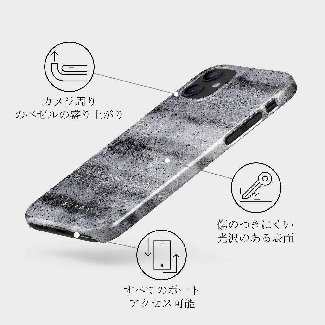 Concrete Jungle - iPhone 12 ケース